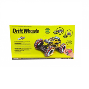  ماشین کنترلی شارژی آفرود جیپ سبز با دو کنترل دستی و دستبندی Off-Road RC Car Drift Wheels 1:10 -اسباب بازی